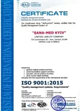 Qualitätszertifikat ISO 9001